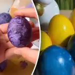 Kosmiczny i marmurkowy efekt za grosze: czym farbować jajka na Wielkanoc? Kosmiczny i marmurkowy efekt za grosze: czym farbować jajka na